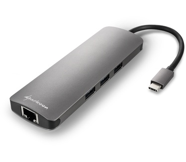 Sharkoon USB 3.0 Type C Combo Adapter (4044951026739)