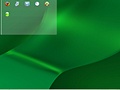 OpenSuse 11.1 - KDE - Desktop met plasmoids