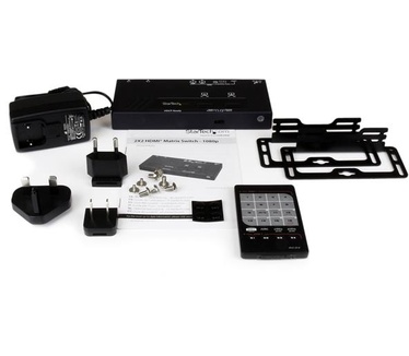 Startech.com 2x2 HDMI matrix switch met automatische en prioriteitschakeling 1080p