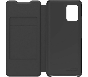 Samsung Wallet Flip Cover voor Galaxy A42 - Zwart  Zwart