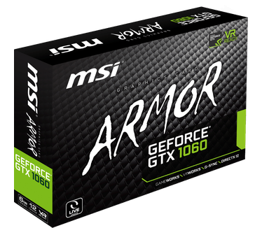 MSI GeForce GTX 1060 ARMOR 6G