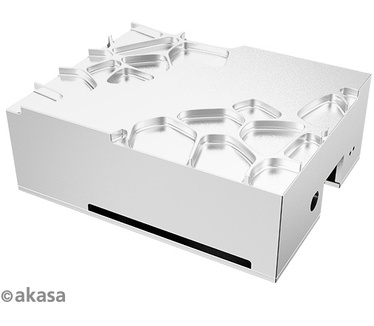 Akasa Gem Pro, Raspberry Pi 4 Model B forged aluminium case with thermal kit, Full I/O opening