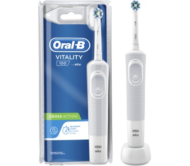 Oral-B Vitality 100 White CrossAction Elektrische Tandenborstel Powered By Braun