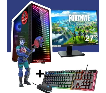 ScreenON - Fortnite Dark Bomber Hero - GamePC (GamePC + 27 Inch Monitor + Toetsenbord + Muis)