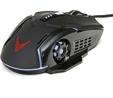 Platinet Varr Gaming Mouse LED - 800-1200-1600-2600 DPI, zwart