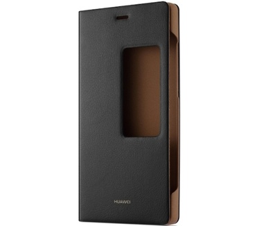 Huawei Origineel S-View Book Cover voor P8 - Zwart Zwart