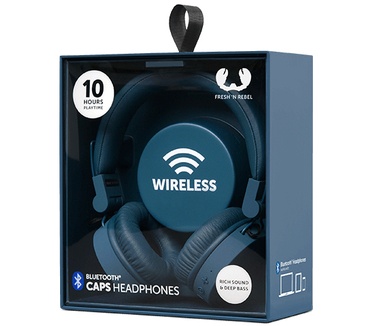 Fresh 'n Rebel Caps Wireless Headphone Indigo (Blauw)
