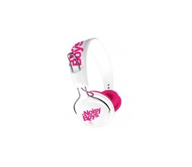 On Earz ON.EARZ Lounge Noisy Boys White Fushia (Roze, Wit)