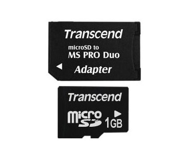 Transcend microSD 1GB + Adapter