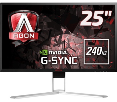 AOC AGON AG251FG Zilver, Zwart