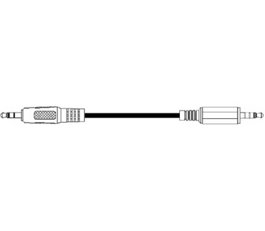 Revolabs 3.5mm Balanced Male Connector to 3.5mm Male 4 Conductor