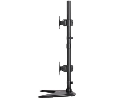 Tripp-Lite Dual Vertical Flat-Screen Desk Stand / Clamp Mount for 15 to 27 Flat-Screen Displays
