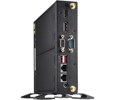 Shuttle XPC slim Fanless Slim PC met a Comet-Lake-U processor 2x SO-DIMM DDR4-2666 max. 32GB 1x2.5 1x 1.0 Gbit/s 1 x HDMI 2.0a 1 x DP 1x VGA (D-Sub) ext. 40W fanless