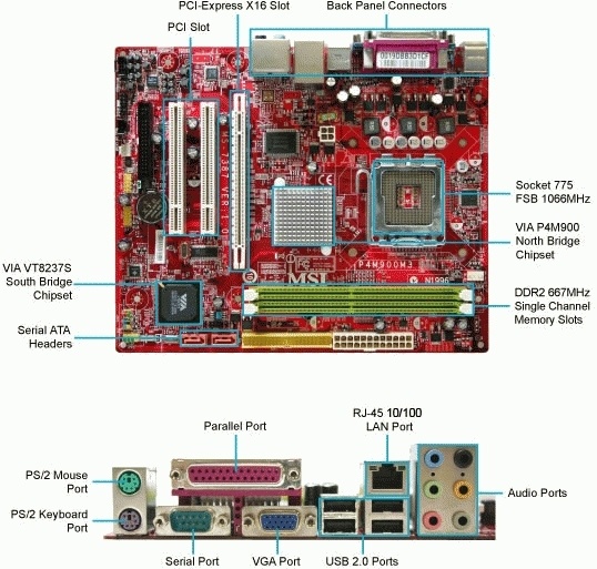 MSI P4M900M3-L - Kenmerken - Tweakers