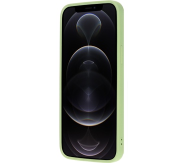 Mobiparts Silicone Cover Apple iPhone 12 Pro Max Pistache Green