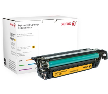 Xerox Gele toner cartridge. Gelijk aan HP CF322A. Compatibel met HP Colour LaserJet M680