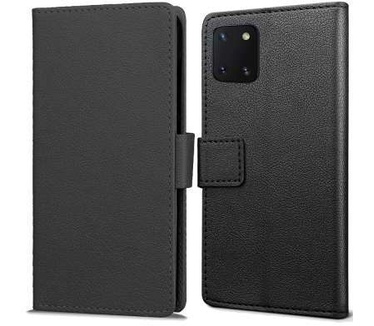 qMust Samsung Galaxy Note 10 Lite Wallet Hoesje Zwart