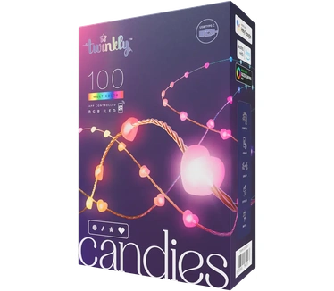 Twinkly Candies Hearts 100 Leds