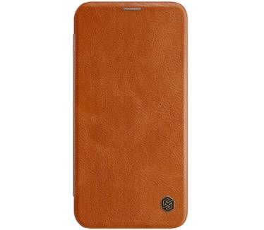 Nillkin Qin PU Book Case - Apple iPhone 12 Pro Max (6.7") - Bruin Bruin