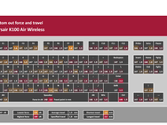 Corsair K100 Air Wireless - testresultaten