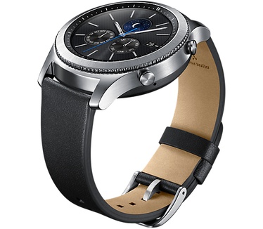 Samsung Gear S3 Classic / S3 Frontier Lederen-Armband - Zwart