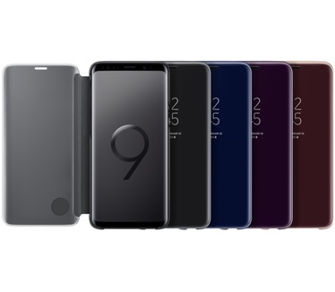 Samsung Galaxy S9 Clear-View Standing Cover (Galaxy S9) Blauw