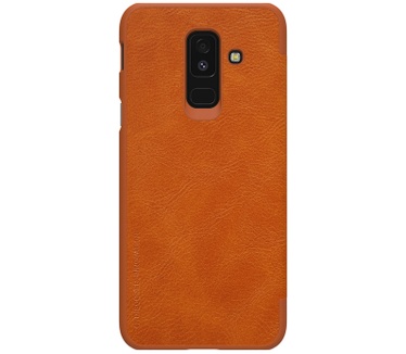 Nillkin Qin PU Leather Book Case - Samsung Galaxy A6 Plus - Bruin  Bruin