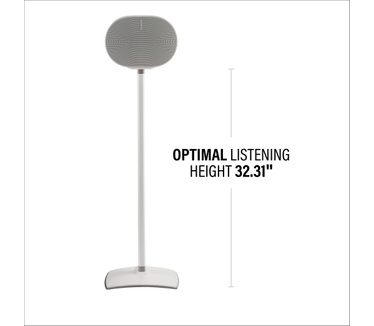 Sanus Systems WSSE3A2-W2 - ADJUSTABLE SPEAKER STAND SONOS ERA 300 - PAIR - WHITE