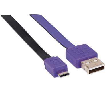 Manhattan 1m, USB 2.0-A - USB 2.0 Micro-B