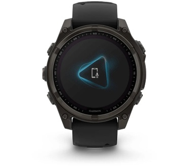 Garmin fēnix 8 Solar, 47mm, Titanium body, Sapphire Glass, Carbon (Zwart)