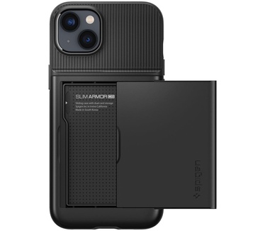 Spigen iPhone 6.7In Slim Arm CS Blck (iPhone 14 Plus) Grijs