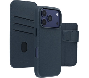 Accezz Leather Bookcase 2-in-1 met MagSafe voor de Apple iPhone 18 Pro Max / 17 Pro Max - Nightfall Blue