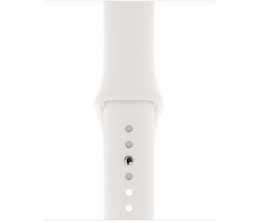 Apple Watch Series 5 (40mm) aluminium, sportbandje Zilver (Wit)