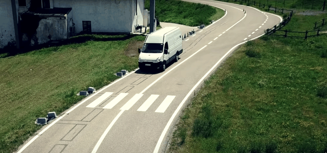 Laadpunten in de weg