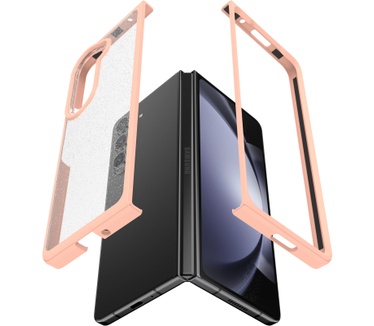 Otterbox Thin Flex Series voor Galaxy Z Fold5, Sweet Peach (Peach/Stardust)