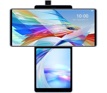 LG Wing Blauw, Paars
