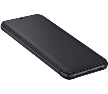 Samsung Galaxy A6+ Wallet Cover (Galaxy A6+) Zwart