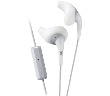 JVC HA-ENR15-WH-E In-ear hoofdtelefoon met een afstandsbediening en een microfoon