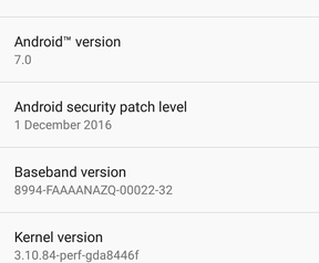 Sony Nougat-update
