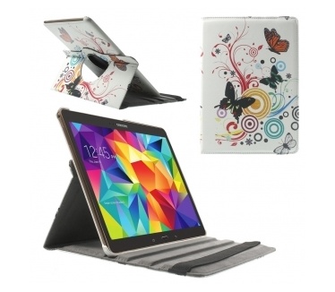 qMust Folio Case 360 Samsung Galaxy Tab S 10.5 - Butterfly Circle