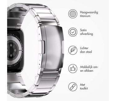 Accezz Titanium stalen bandje