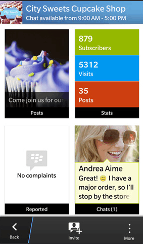 BlackBerry Messenger Channels