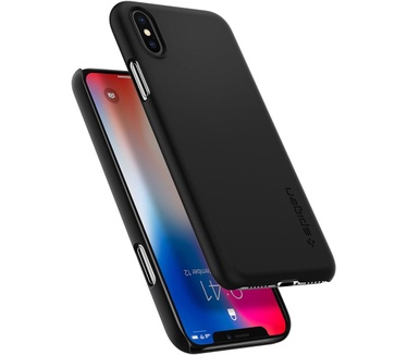 Spigen Apple iPhone X Hoesje Thin Fit Zwart