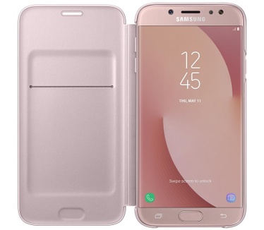 Samsung Galaxy J7 (2017) Wallet Cover  Roze