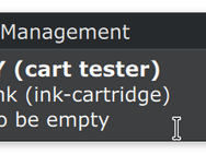 Cartridges waarschuwing KDE