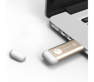 Integral 64GB iKlips Lightning USB3.0 Flash Drive Gold 64GB
