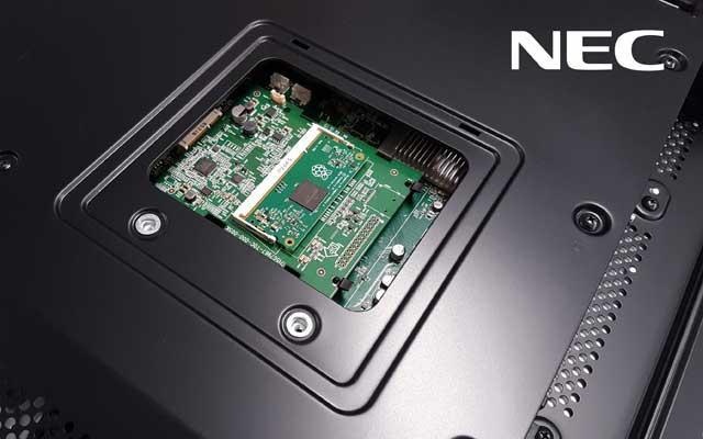 NEC-monitor met Raspberry Pi 3-integratie