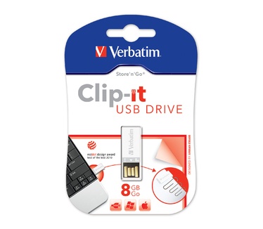 Verbatim Clip-it USB Drive 8GB
