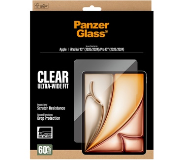 PanzerGlass PanzerGlass® Screen Protector iPad Air 13" (2025-2024) | Pro 13" (2025-2024) | Ultra-Wide Fit w. Fastfit tool