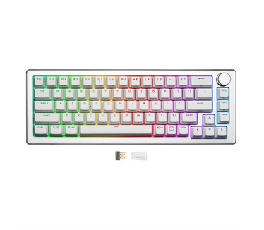 Cooler Master CK721 (TTC Red, Qwerty UK) Wit